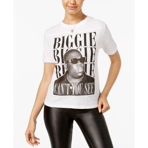 Merch Traffic Juniors Cotton Biggie Cant You See Graphic T-Shirt
